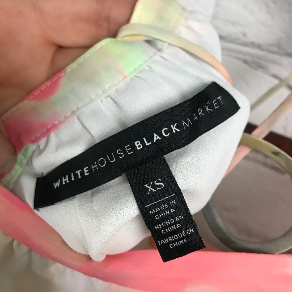 White House Black Market Watercolor Cold Shoulder - Picture 11 of 11